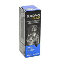 Vetnil Glicopan Gold 30ml Tônico Energético Revitalizante para Animais