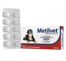 Vetnil metilvet 40mg 10 comprimidos
