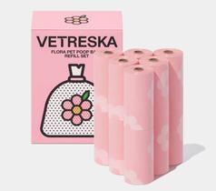 VETRESKA Flora Pet Poop Bags Refill Set (12 Rolls)