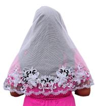 Véu Adulto Ccb Bico Renda E Aplicação - Maya