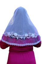 Véu adulto Ccb Renda Media Bico - Clarice