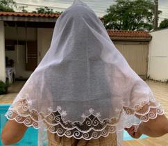 Véu Bordado CCB -Raquel