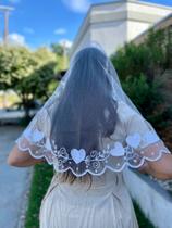 Véu Bordado CCB - Tule Francês