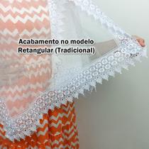 Véu Ccb Adulto Congregação Cristã Renda Guipir Larga (Patrícia)