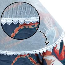 Véu Ccb Adulto Renda Coração Guipir Tule Algodão Congregação