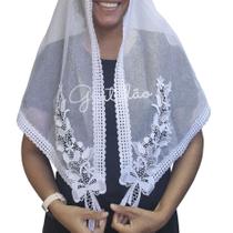 Véu ccb alice com aplicação congregação cristã no brasil