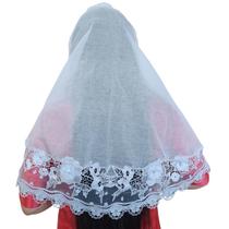 Véu CCB Com Aplicação Strass Poá Borboleta Formato:Redondo Véu CCB Com Aplicação Strass Poá Borboleta Formato:Redondo