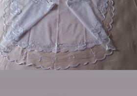 Véu CCB com notas musicais