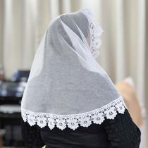 Véu Ccb Congregação Cristã Renda Guipir Floral Adulto (Nayara)