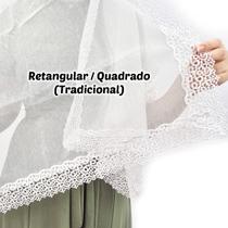 Véu Ccb Congregação Cristã Renda Guipir Musical Adulto mod. Quézia