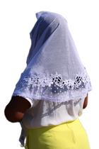 Véu Ccb Congregação Renda C. Aplicação Adulta Manuela