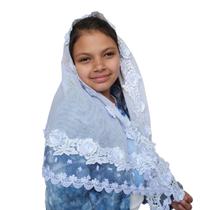 Véu CCB Infantil Luxo Borboleta Com Aplicação