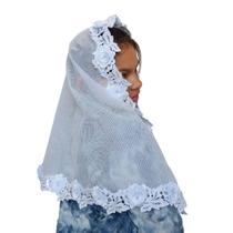 Véu CCB Infantil Luxo Renda 3D Véu CCB Infantil Luxo Renda 3D