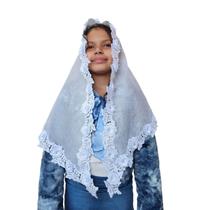 Véu CCB Juvenil Luxo Renda 3D