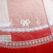 VÉU CCB poá notas musicais - Quadrado ou Redondo -