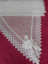 VÉU CCB renda larga - Quadrado ou Redondo -