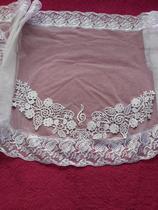 VÉU CCB renda larga - Quadrado ou Redondo -