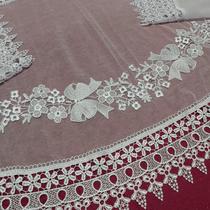 VÉU CCB renda larga - Quadrado ou Redondo -