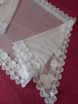 VÉU CCB renda larga - Quadrado ou Redondo -