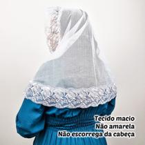Véu Ccb Renda Musical Organista Congregação Cristã (modelo Gabi)
