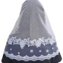 Véu ccb sabrina com aplicação poá congregação cristã no brasil