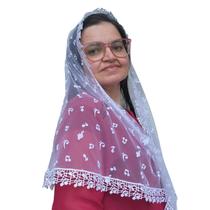 Véu CCB Tule Transparente Notas Adulto