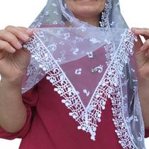 Véu CCB Tule Transparente Notas Adulto