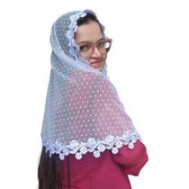 Véu CCB Tule Transparente Poá Bolinha Adulto