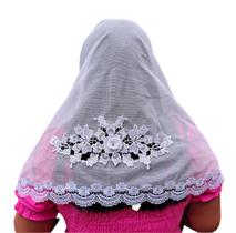 Véu de Bico Adulto Ccb Renda Media- Leticia Véu de Bico Adulto Ccb Renda Media- Leticia