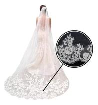 Veu De Noiva Casamento Mantilha Longo 3 Mt Pronta Entrega