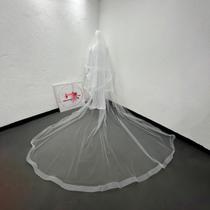 Véu de Noiva Crinol Casamento Longo 2 Camadas V115 Véu de Noiva Crinol Casamento Longo 2 Camadas V115