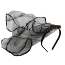 Veu de Noiva Preto para Fantasia - Halloween