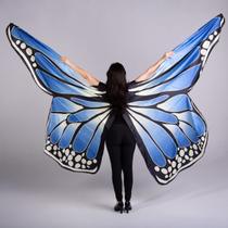 Véu Wings Asas De Borboletas Dança Do Ventre Com Varetas Aberto - VEU-WINGS5