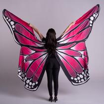 Véu Wings Asas De Borboletas Dança Do Ventre Com Varetas Aberto - VEU-WINGS6