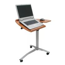 Vextable Mesa Notebook Ergonômica Tampo Mdf Reclinável Altura Ajustável Vedor Marrom