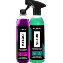 Vexus Limpador Desengraxante + Shampoo V-floc 500ml Vonixx Vexus Limpador Desengraxante + Shampoo V-floc 500ml Vonixx