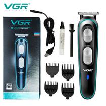 VGR cortador de cabelo elétrico USB recarregável cortador elétrico