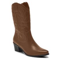 Via Marte Bota Feminina 090-016-01 Caramelo - CARAMELO Via Marte Bota Feminina 090-016-01 Caramelo - CARAMELO