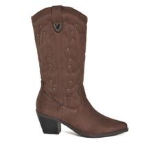 Via Marte Bota Feminina 257-010-01 Dark Brown - DARK BROWN Via Marte Bota Feminina 257-010-01 Dark Brown - DARK BROWN