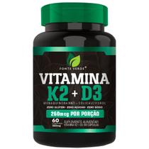 Viamina K2 + D3 Concentrada 60 Cáps - Fonte Verde Viamina K2 + D3 Concentrada 60 Cáps - Fonte Verde