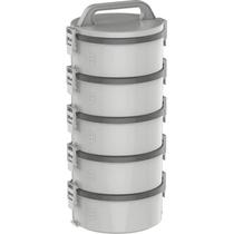 Vianda Térmica Prato Soprano - Cinza