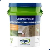 Viapol Aditivo Contra Umidade Impermeabilizante para Construção - Balde 18L Viapol Aditivo Contra Umidade Impermeabilizante para Construção - Balde 18L