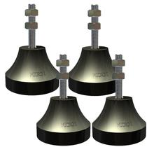 Vibra-Stop MICRO I Antivibratório 50 KG / 200 KG Rosca 1/4 POL MIC114 Kit 4 Peças VIBRA-STOP