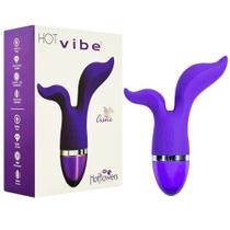 Vibrad0r feminino múltiplos estímulos ponto g, clitór1s e períneo hot vibe cisne 12 vibraçõ3s