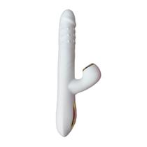 Vibrador Branco : Movimento Rotação , Vibração e Estimulação Potente Sex Shop Vibrador Branco : Movimento Rotação , Vibração e Estimulação Potente Sex Shop