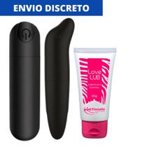 Vibrador Bullet Cápsula Recarregável SEXSHOP Massageador Discreto - USB - 10 Modos de Vibração Aveludado - SEXSHOP MEDDU