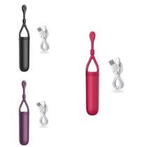 Vibrador Bullet Clitoriano c/ Alça 10 Vibrações Recarregável