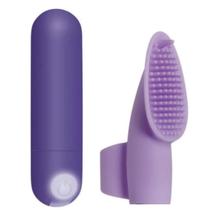 Vibrador Bullet com Capa Macia estimuladora Dedeira Potente