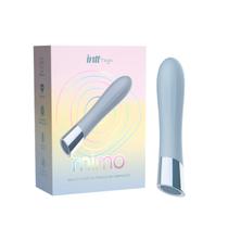 Vibrador Bullet Mimo Recarregável com 10 Modos De Vibração Intt - Azul Vibrador Bullet Mimo Recarregável com 10 Modos De Vibração Intt - Azul