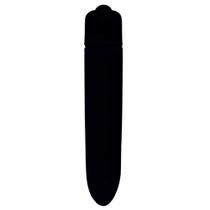 Vibrador Bullet Power Cápsula Vibratória Aveludada - Preto Vibrador Bullet Power Cápsula Vibratória Aveludada - Preto